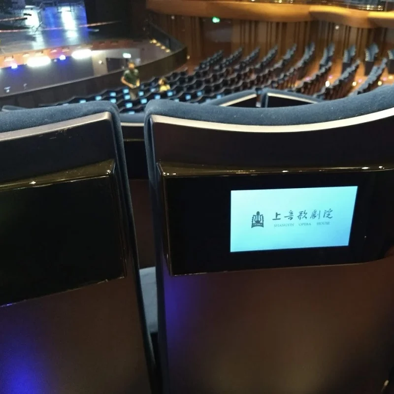 Brand New Indoor Opera House Theatres Electronic Libretto Solution Multimedia Interactive Displayc Units Lcd Back Seat Monitor