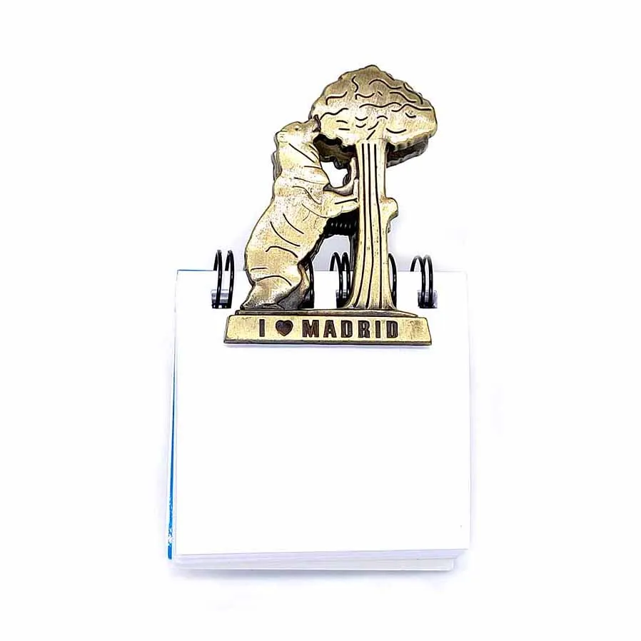 Factory direct travel madrid souvenir fridge magnets from around the world retro metal fridge magnet clip