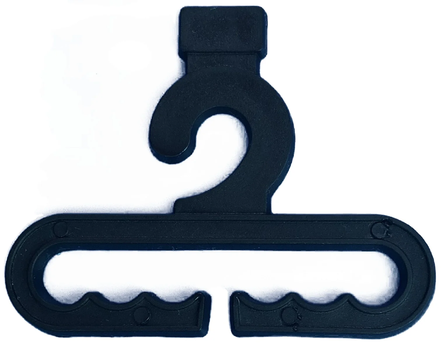 Черная пластиковая вешалка для ремня, вешалка для галстука может быть изготовлена на заказ