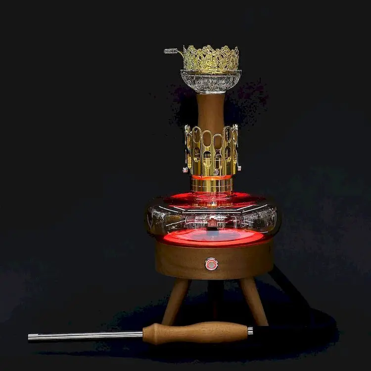 Wholesale High Quality   Hookah High Quality LED Rocket Shisha Set With  Popular
