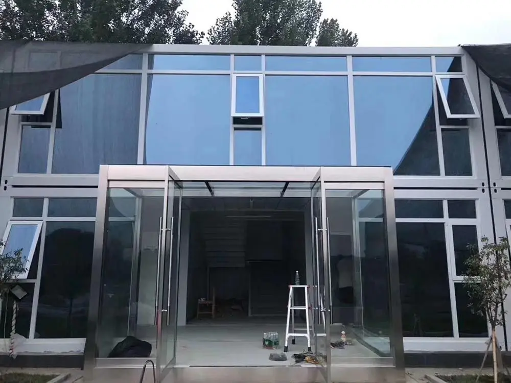 Fast build light steel low cost luxury modern prefab house for hotel