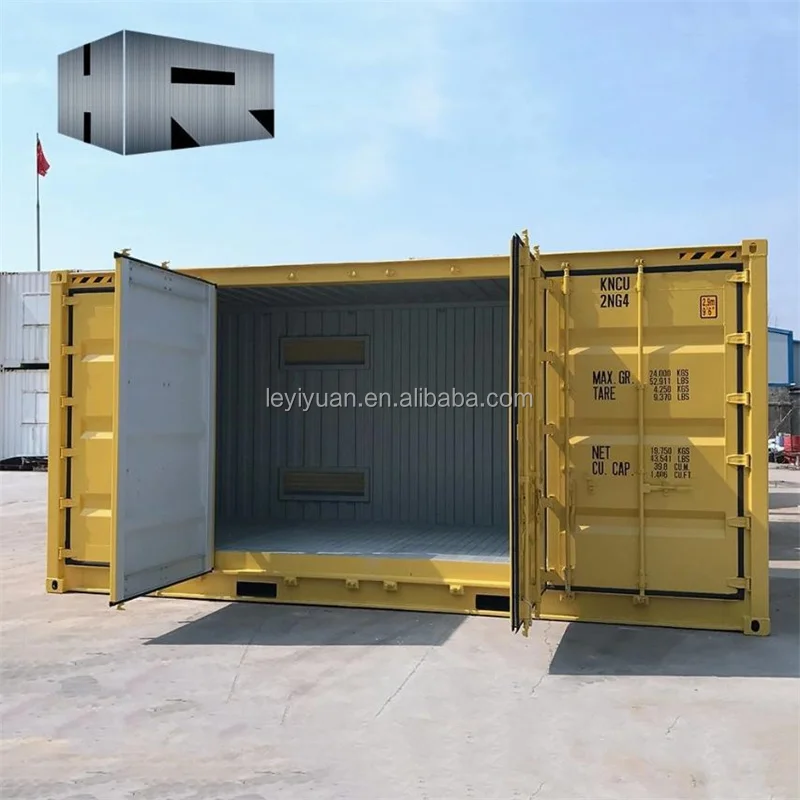 Used 40 ft 20 ft Cargo Shipping Containers Steel and Sandwich Panel Modified for Warehouse Use for Sale