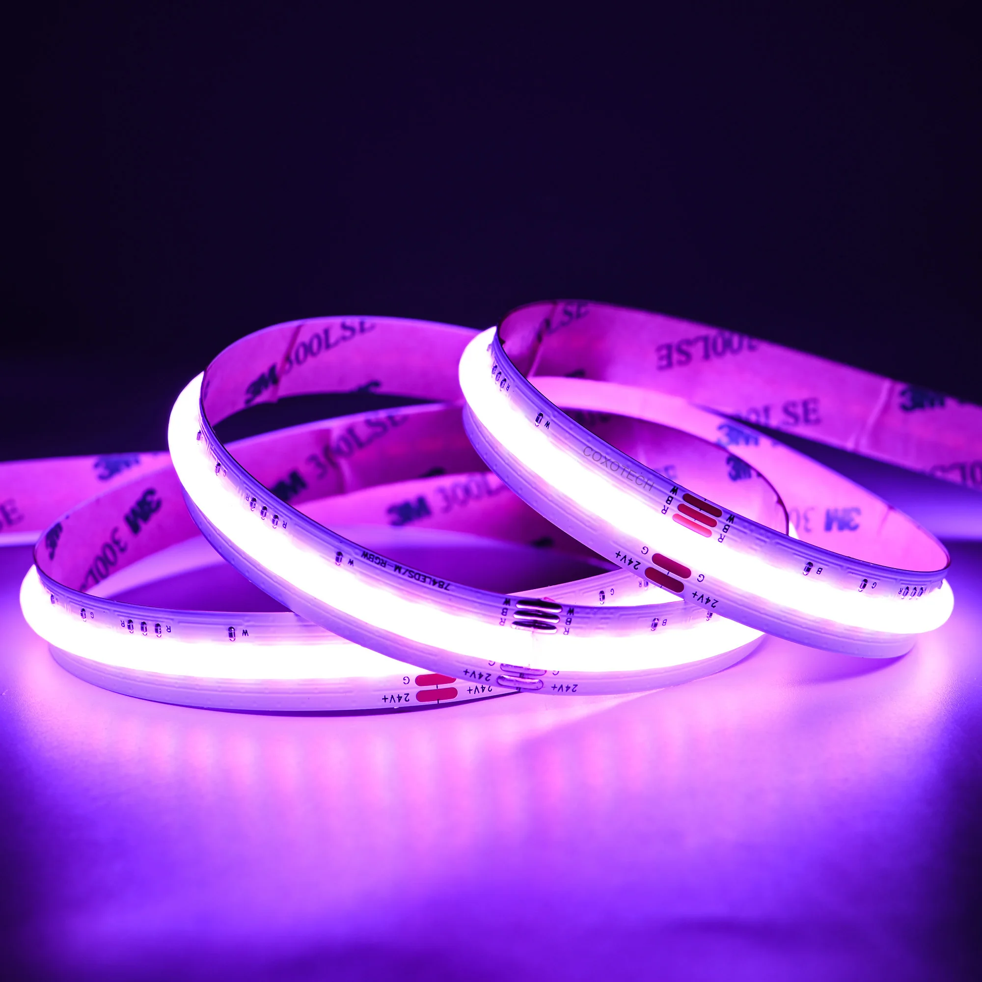 A5000 784leds 12mm wide RGBW COB led strip light