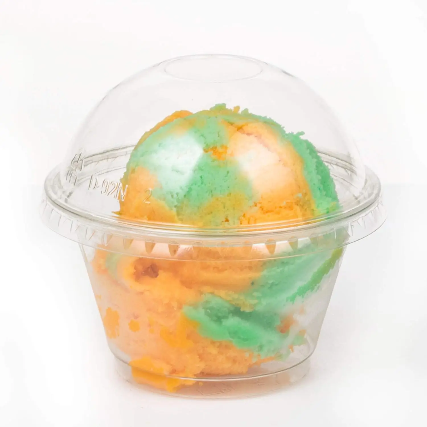 100 набор прозрачных пластиковых стаканчиков для фруктов на 7 унций одноразовые прозрачные десертные чашки домашних животных мороженого кексов йогурта