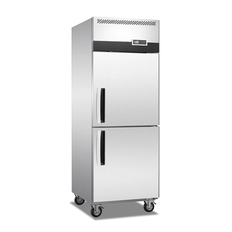 450 Litres Stainless steel standing upright restaurant kitchen refrigerator freezer vertical commercial