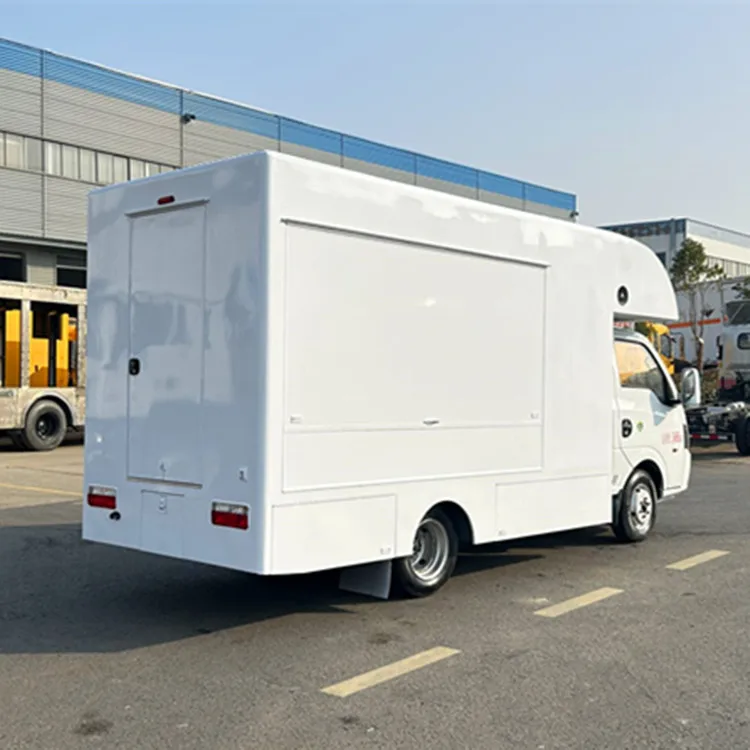 DongFeng Small mobile sales truck Multi-purpose van truck move the cooking truck Kitchen car