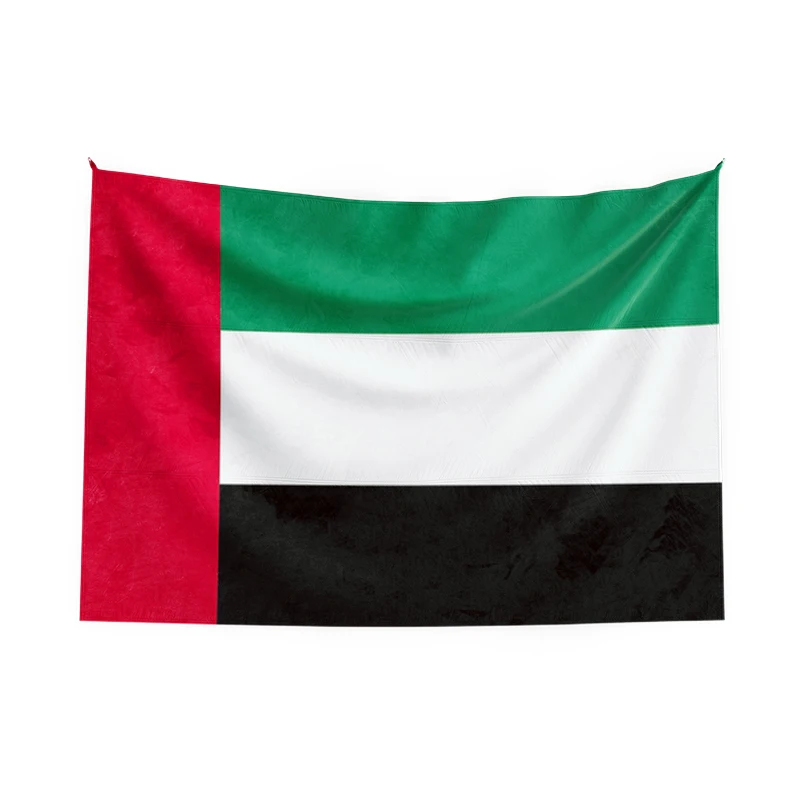 High Quality Custom 3x5 Silk Flags All Countries Including UAE Factory Prices Automotive Insurance Agriculture Digitally Printed