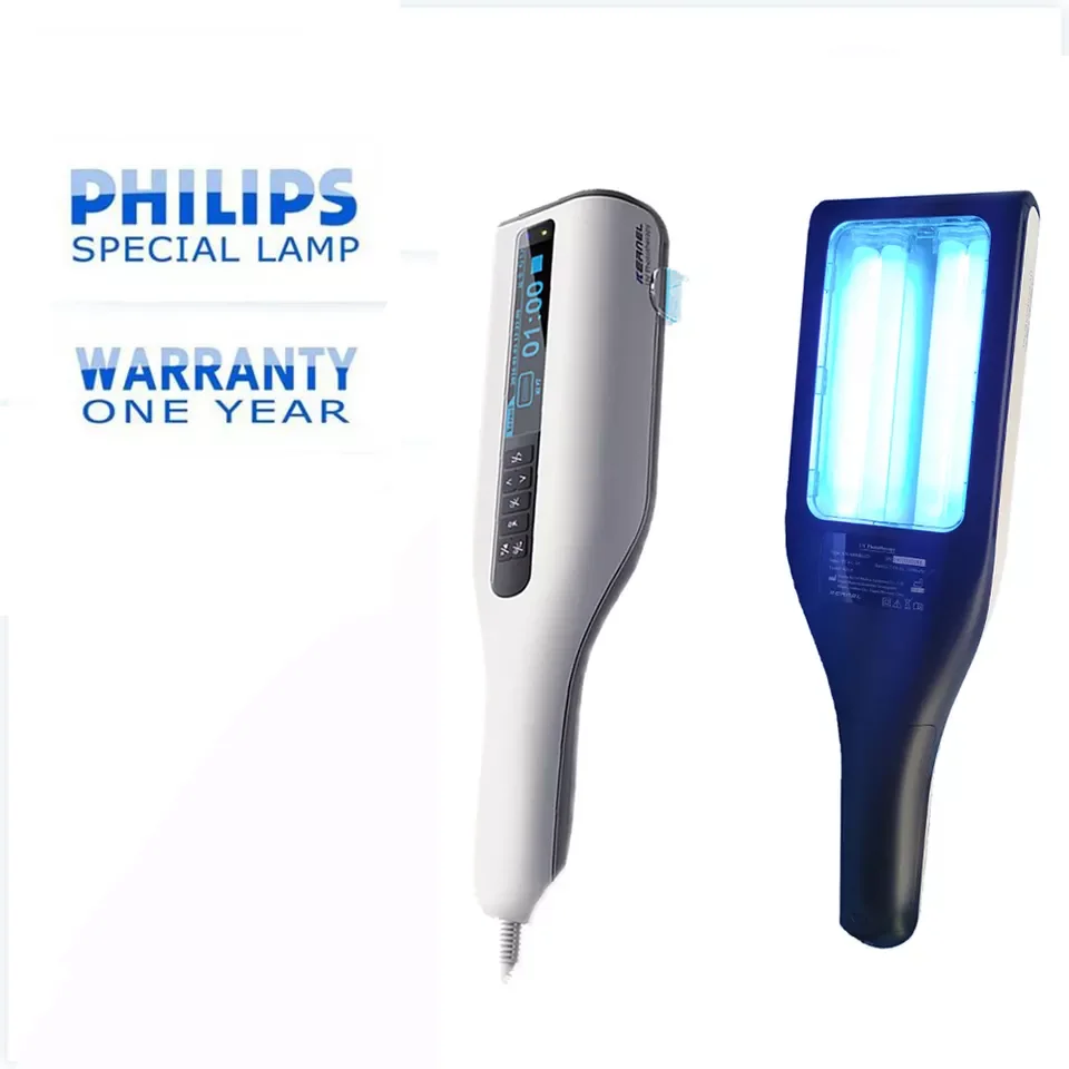 Medical PHILIPS UVB Hot selling handheld uvb phototherapy 311nm narrow band uvb lamps for psoriasis vitiligo