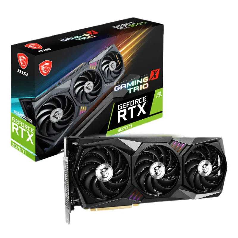 Для MSI GeForce RTX 3070 Ti GAMING X TRIO 8G разгон ПК игровой компьютер Видеокарта 3070 gpu поддержка rtx 3070 ti 8 Гб
