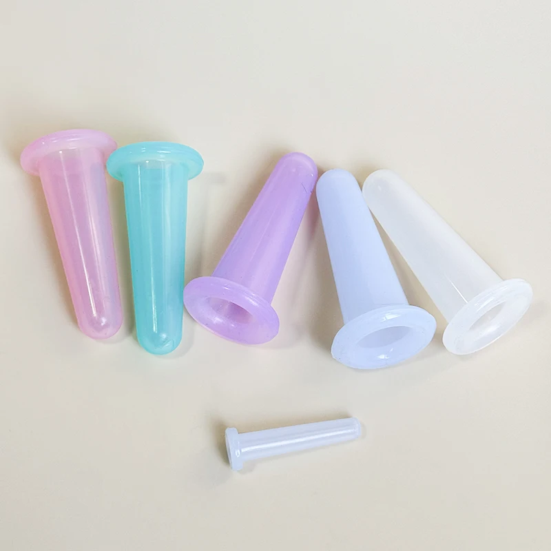 Silicone Anti Cellulite Cup Vacuum Suction Massage Cups Facial Cupping Sets Body and Face Massager
