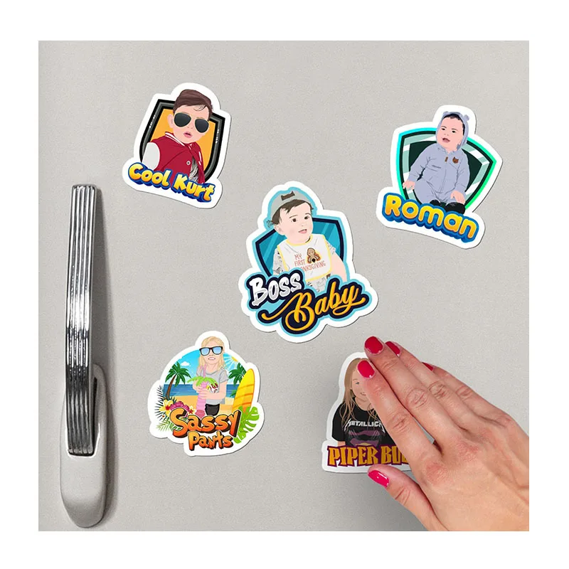 Custom Printing Magnet Sticker for Refrigerator Magnetic Fridge Buttons Pvc Fridge Magnets