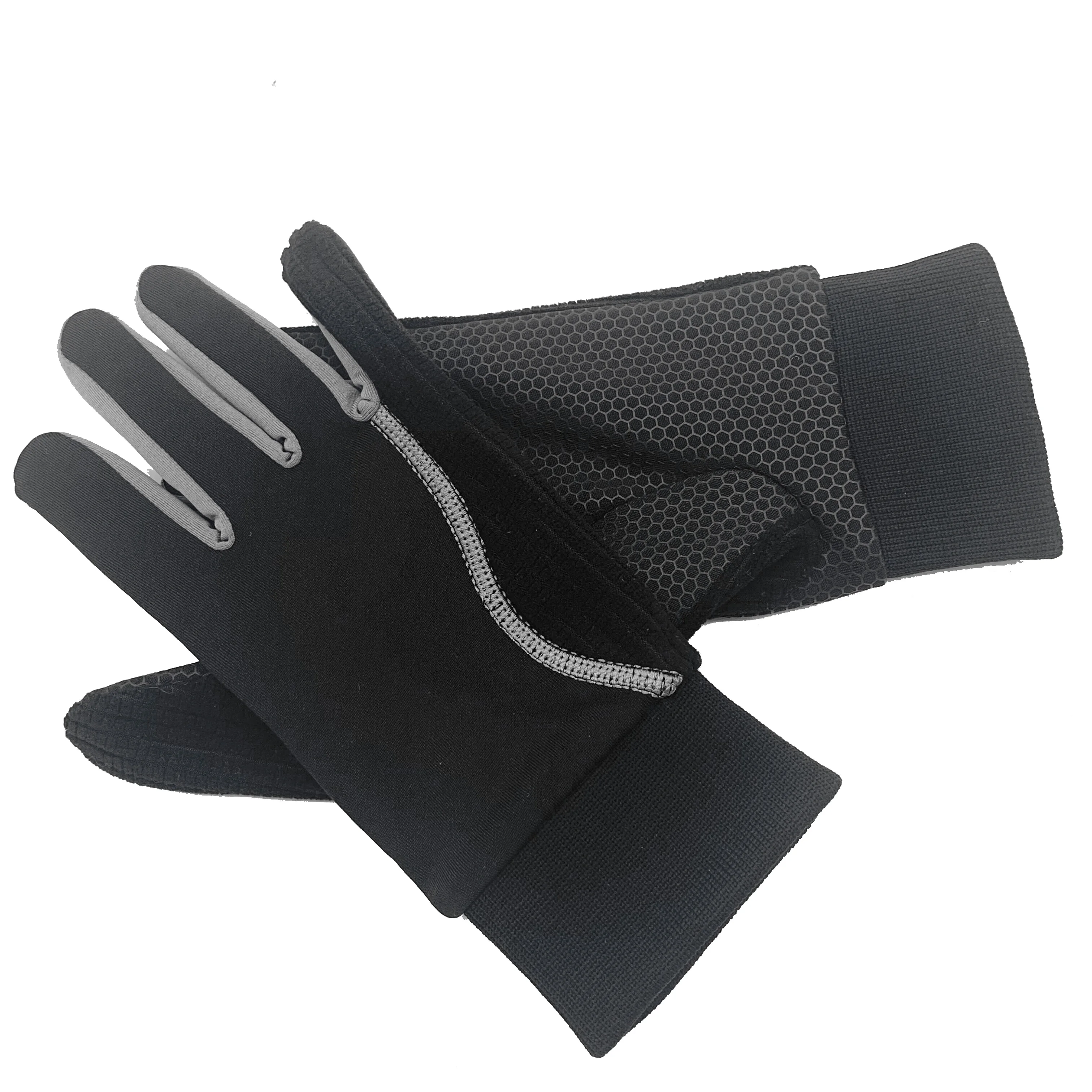 Cotton Glove Crochet Cycling Gloves Mink Fur Mittens