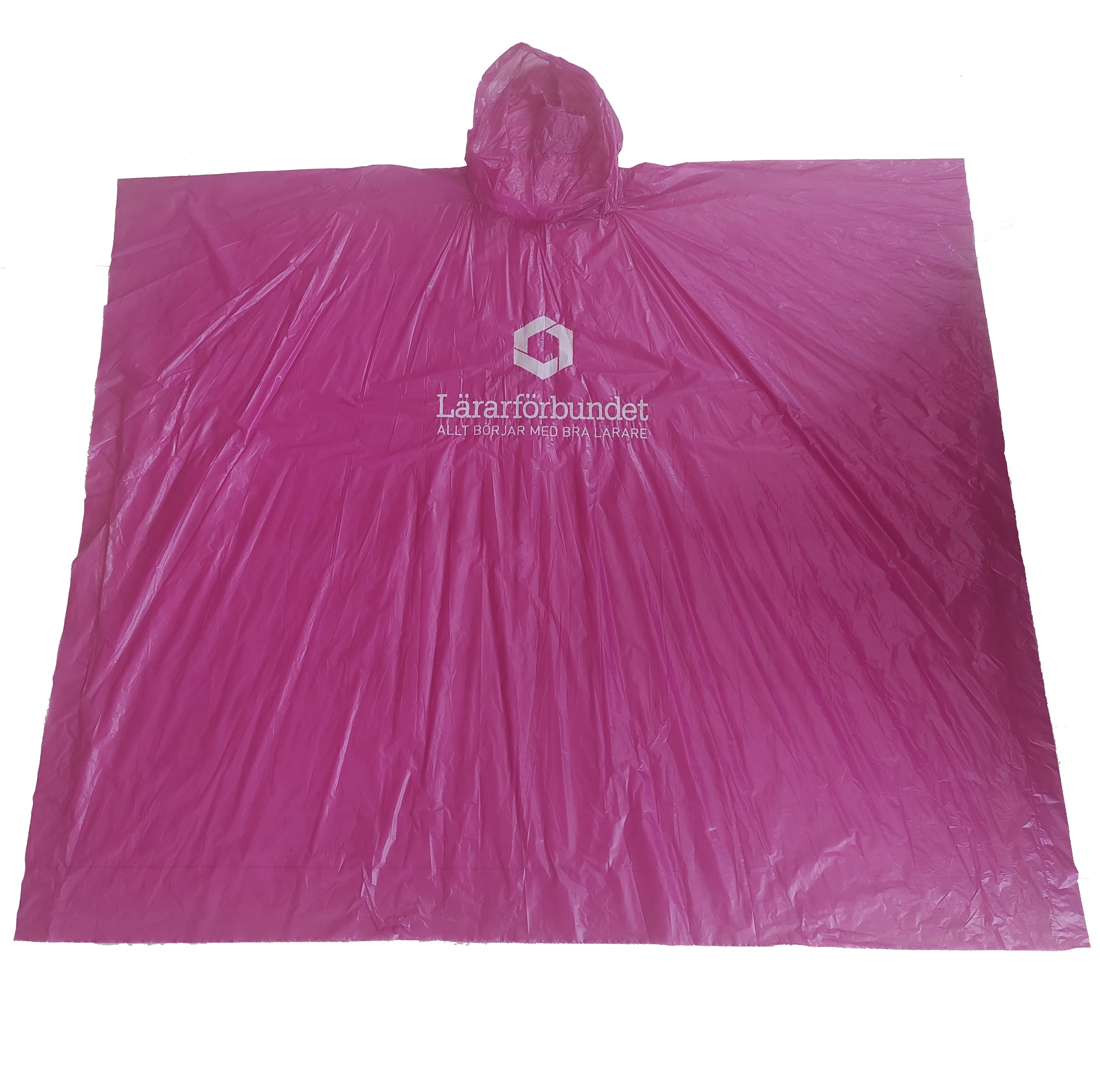Environment Friendly Disposable  Bio-degradable and Compostable PBAT + PLA Cornstarch Poncho for Outdoor