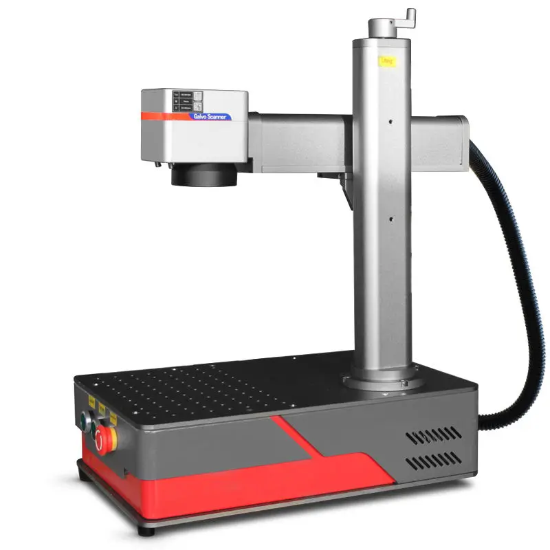 Portable mini laser marker 20W 30W raycus fiber laser marking machine engraving machine