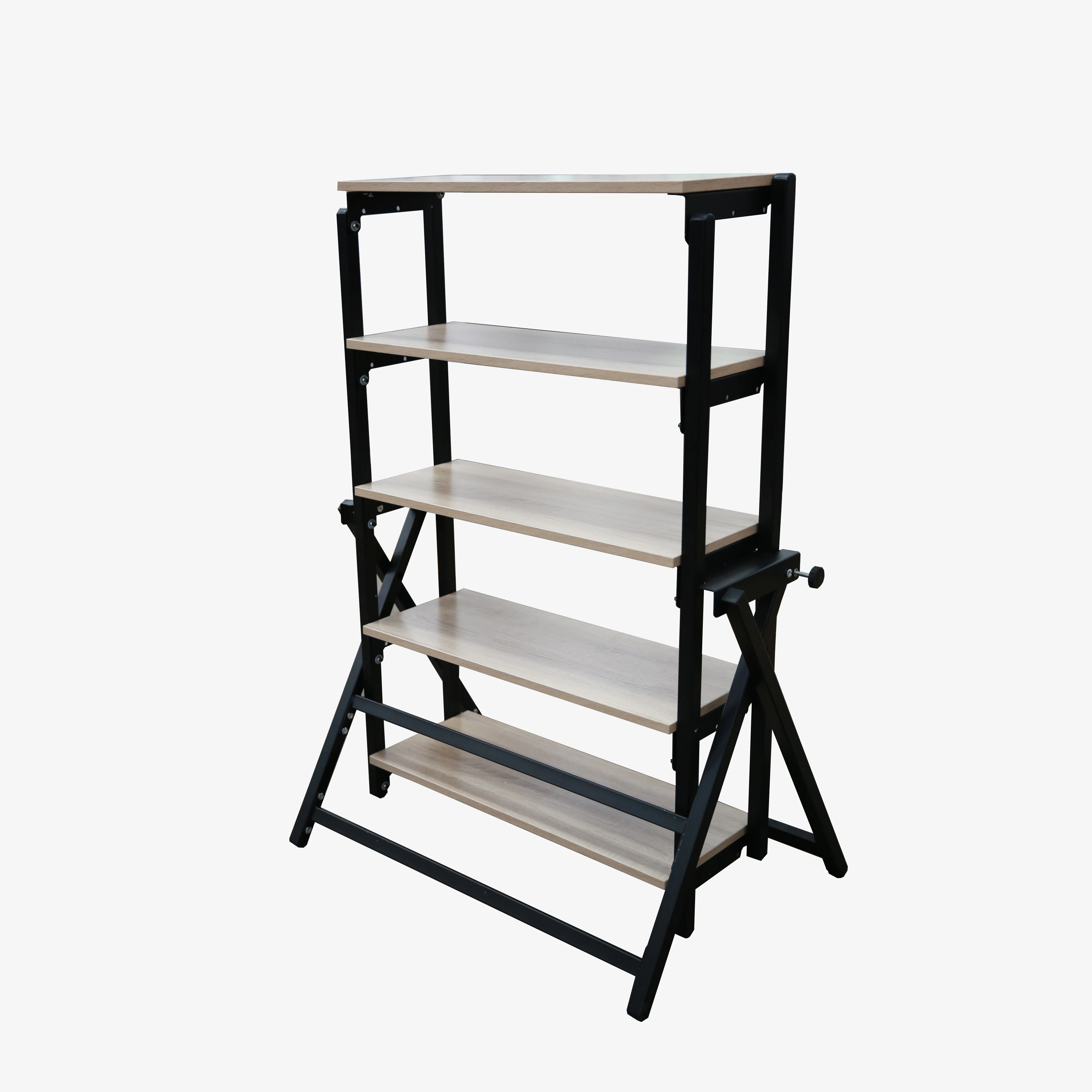 5 Level Metal Steel Cheap Flower Display Rack Cantilever Racking Storage Shelves