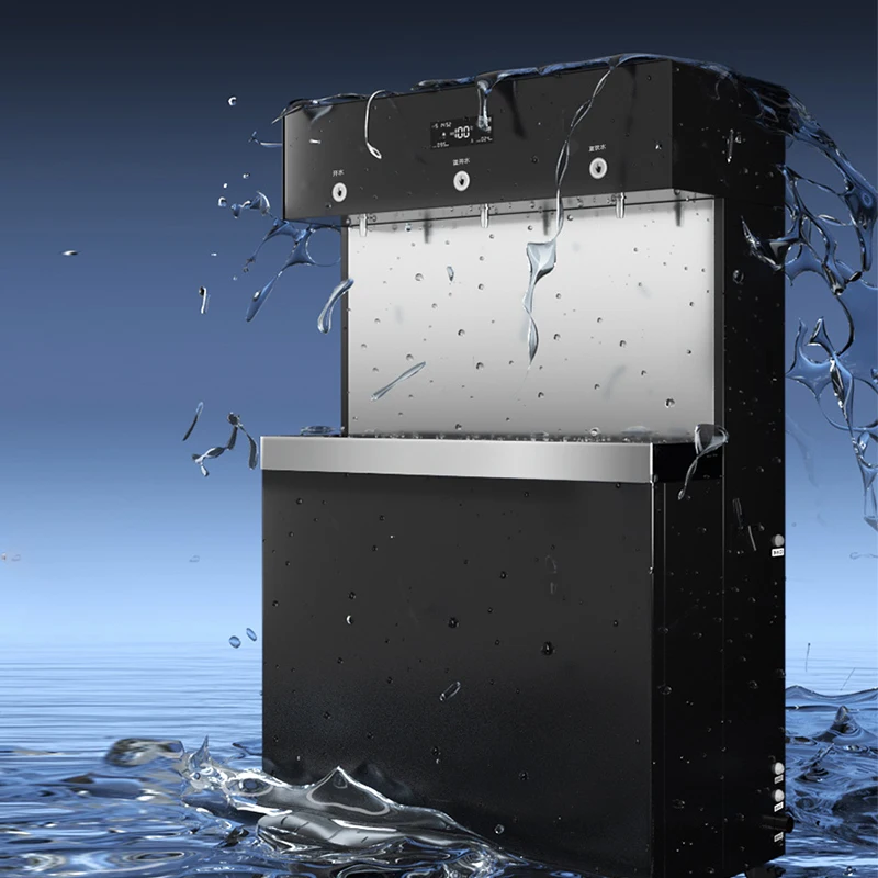 Commercial 5 Stage Ro Water Purifier Filter Large Capacity Luxury Black Electric Eco-friendly Anhui Water Dispenser