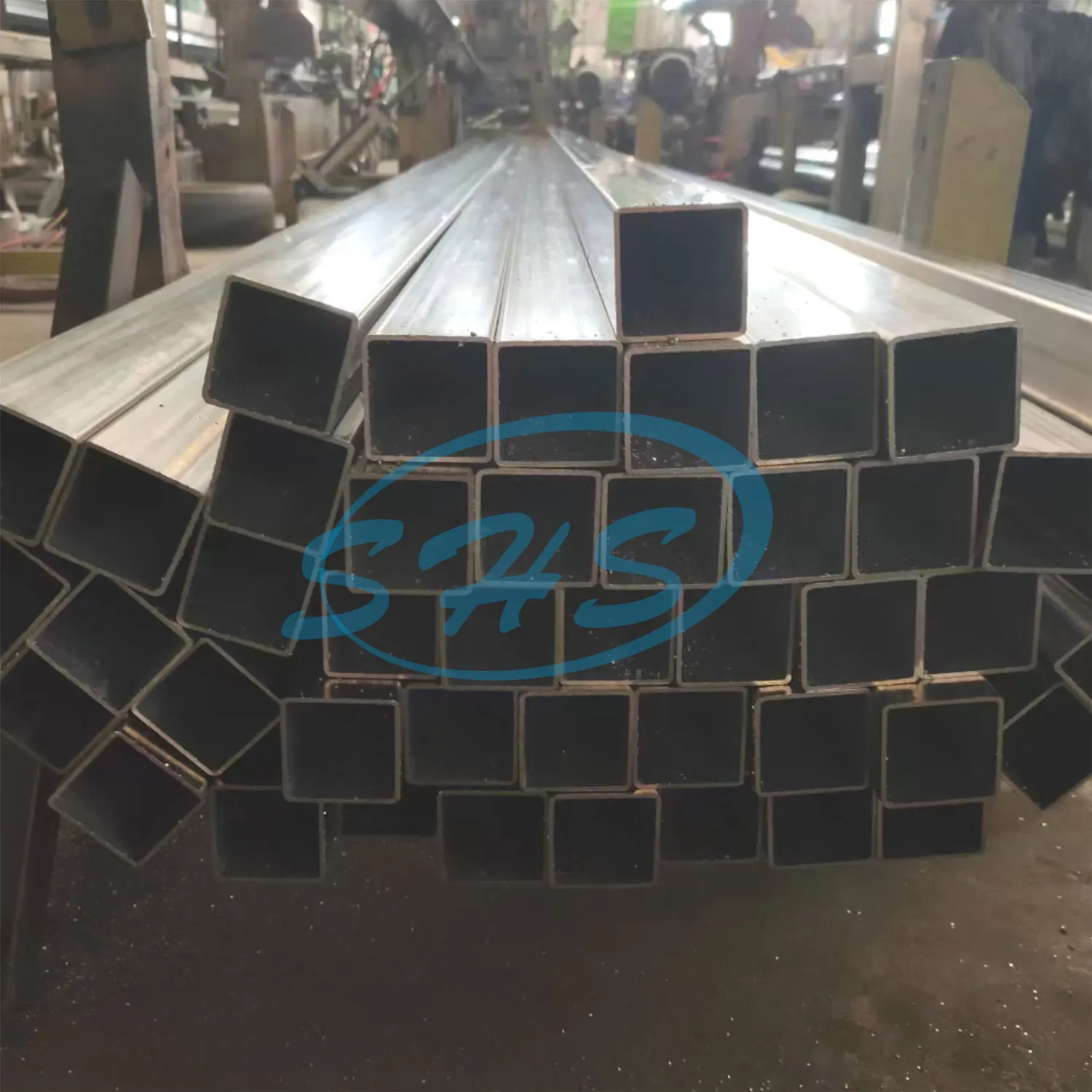 Foshan factory price ASTM A554 AISI 201 304 316l grade 2 X 2 inch stainless steel welded square pipe with polishing surface
