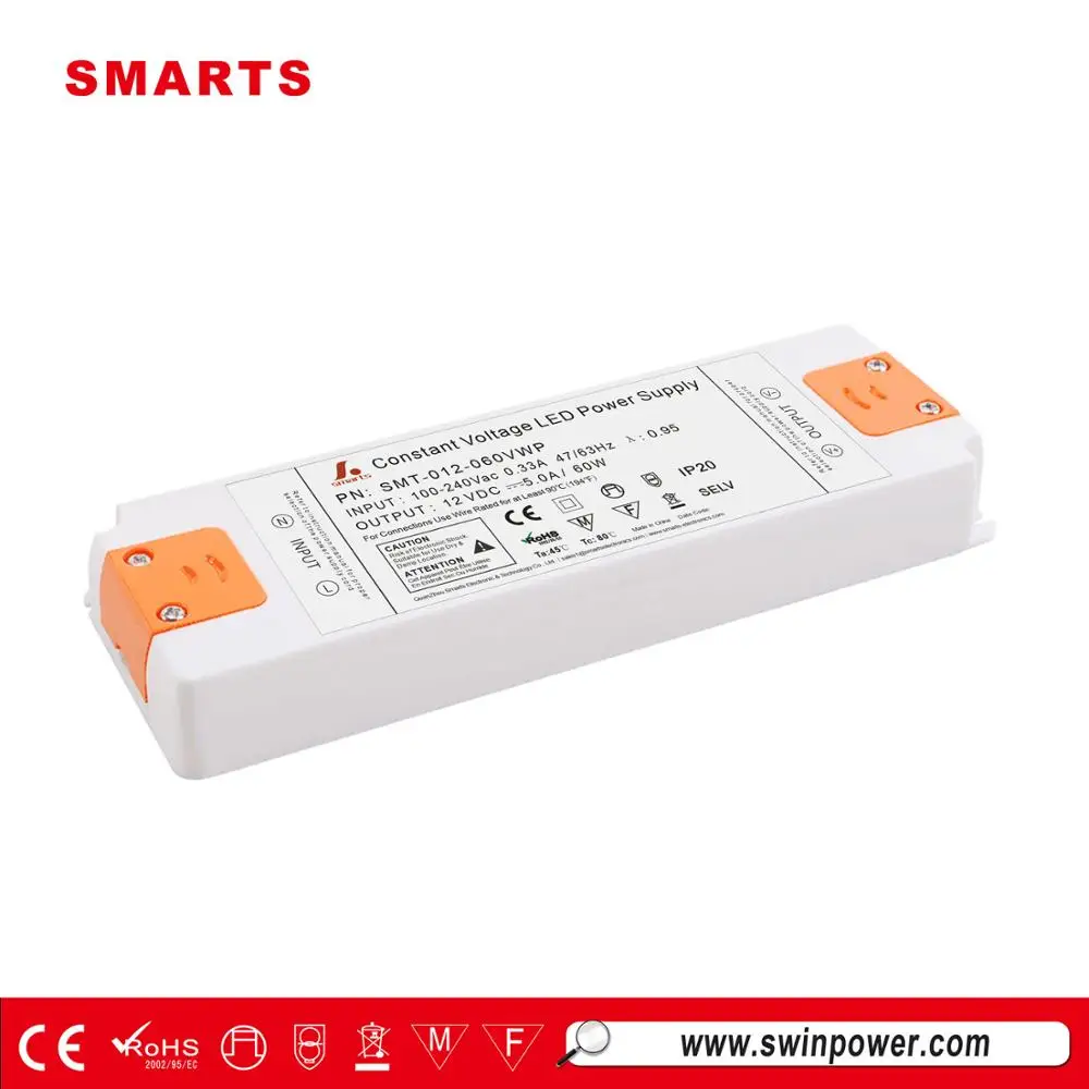 CE 220 вольт ac dc нерегулируемый IP44 60 ВАТТ 12 светодиодный