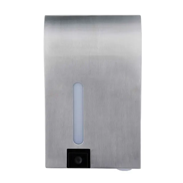Large capacity 1200ml lockable wall mounted stainless steel mouthwash dispenser for dental clinic