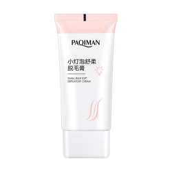 PAQIMAN private label hair remover cream lotion for mens women painless facial face armpit bikini pubic permanent hair remover