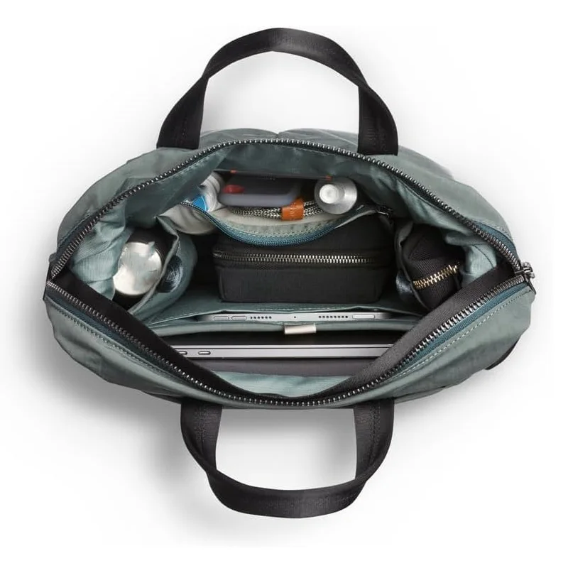 New  padded backpack shoulder straps tuck away flat soft grab handles give carrying comfort laptop bag for women men.