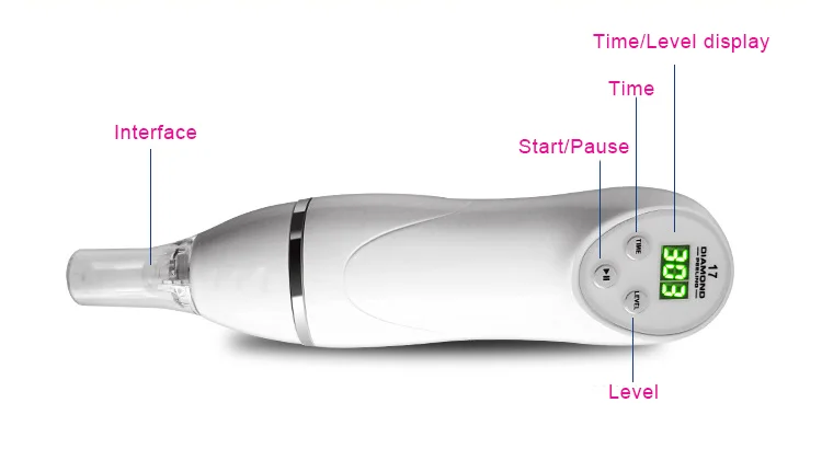 Electric facial cleaner comedone extractor nose pore suction blackhead remover vacuum