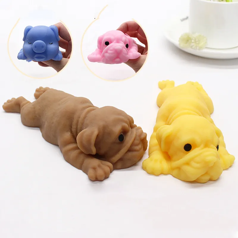 
Creative Cute Cartoon Shape Anxiety Relief Squishy Novelty Fidget Sensory Squeezing Dog Toy 