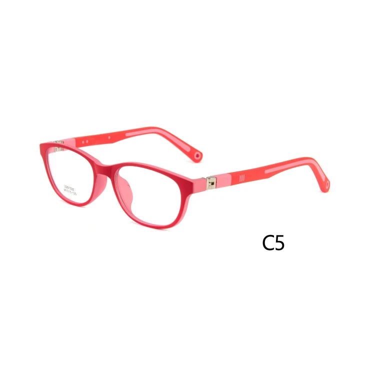 eyeglasses kids glasses Dual Colors  High Classic Flexible Hingeless Elastic Cord Environmental Candy Color children glasses