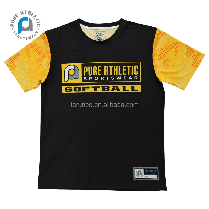 Pure wholesale top sale custom polyester tshirts print logo for men and women