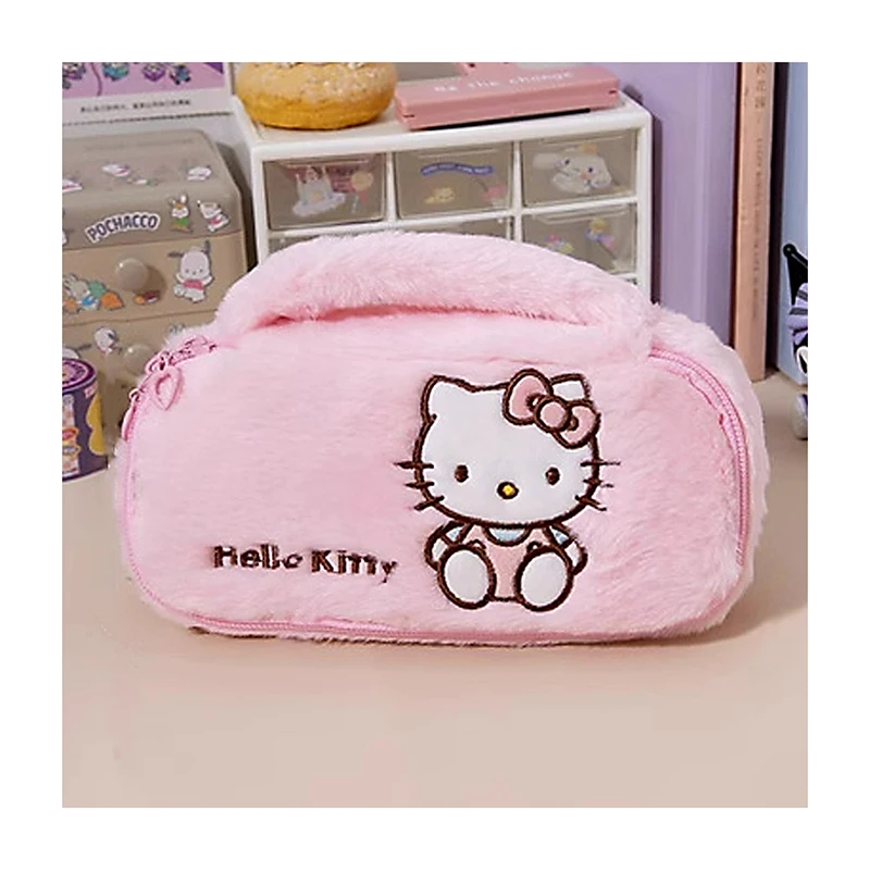 Wholesale New Arrival Kuromi Pencil Case 2024 New Style Cartoon Elementary School Large Capacity Stationery Pencil Case