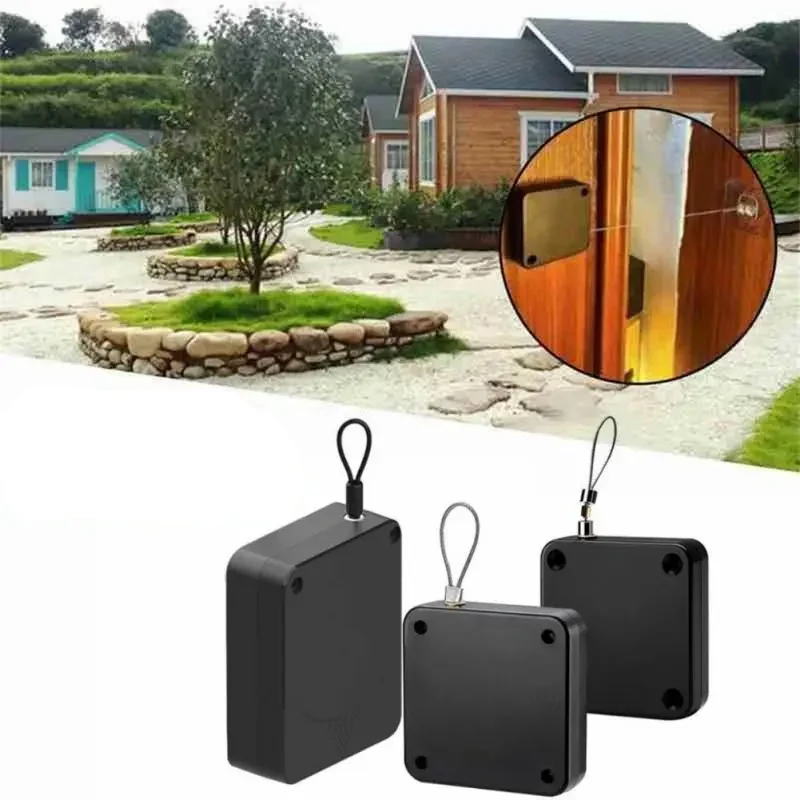 Punch-free Automatic Door Closer For All Doors Hardware 400g Tension Automatic Sensor Door Closer Furniture Hardware