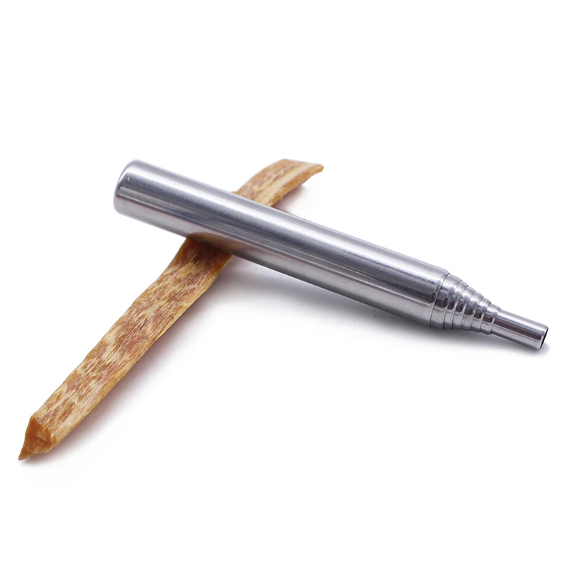 
Pocket Survival Kit Contain Fire Bellows Wood Handle Flint Fire Starter with Fatwood 