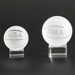 Custom designed home decor Decorated sports awards Basketball Trophies Crystal glass football