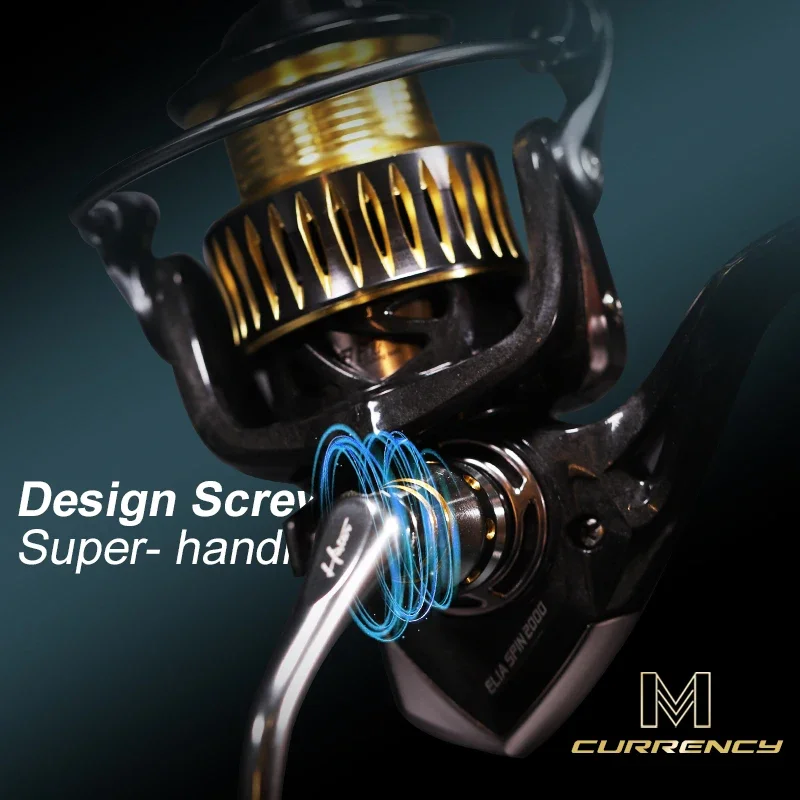 Vikinger Fishing Spinning Reel 5+1 Ball Bearing Carp Fishing Reel Less Line Friction Smoother Casting Spinning Reel