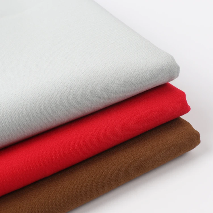 Немнущаяся переработанная полиэфирная ткань, 4 способа, Эластичный полиэстер, вискоза, спандекс, подходит для брюк, ткань