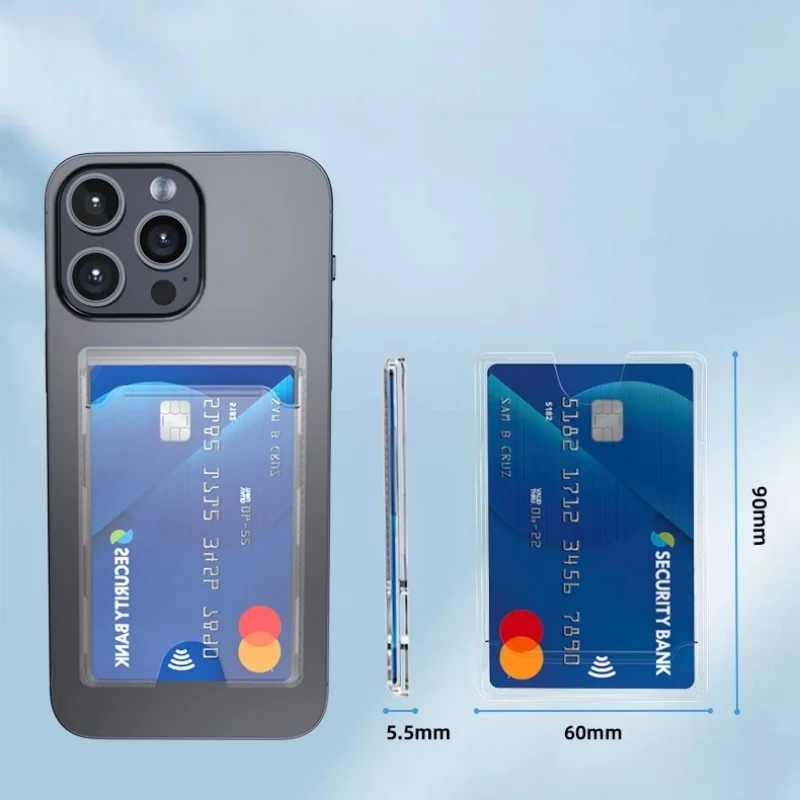 Bagsplaza Slim Card Magnetic Card Holder Personalised Business Card Holder for Phone Strong Magnet Holder