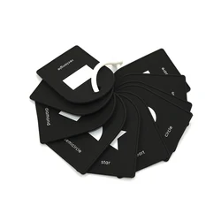 High Quality Baby 100% BPA free Silicone Flash cards with Recognize shape hangable design