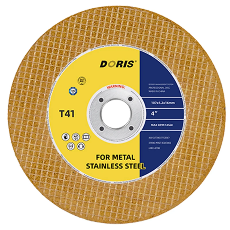 Doris Multi-purpose 4 Inch 105/107mm Ultra Thin Super Thin Metal Various Materials Cutting Disc