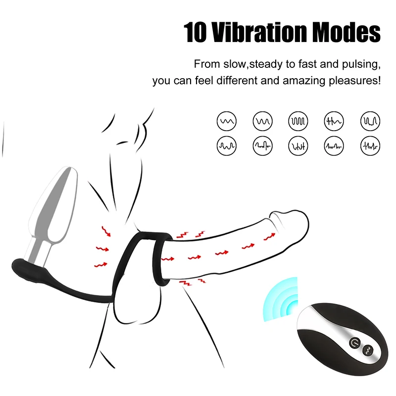 Sexbay 2024 The latest metal shock bullet anal plug can remotely lock sperm-ring silicone dual function men and women like