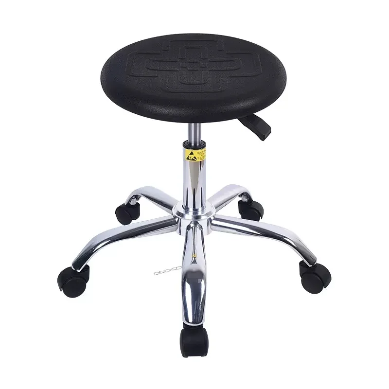 JBY-53 Chinese knot pattern PU foam seat Adjustable height bar stool chair