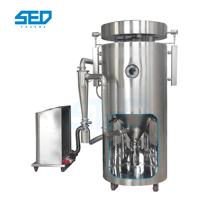 High Speed Stainless Steel Dry Milk Embalming Powder Spray Dryer Drying Machine