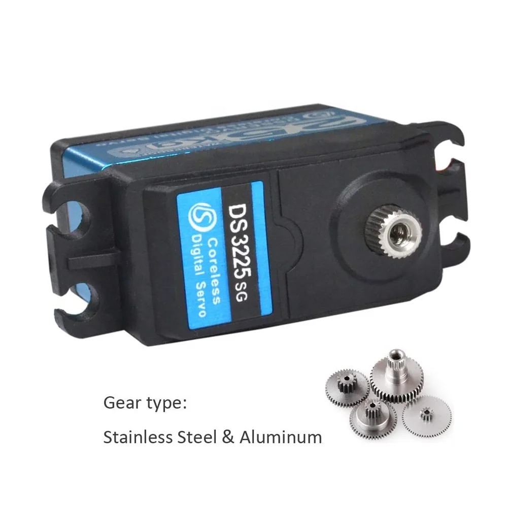 Stemedu DS3225MG 25KG Coreless Digital Servo High Torque Full Metal Gear Steering Servo Motor for DIY Baja Crawler Cars