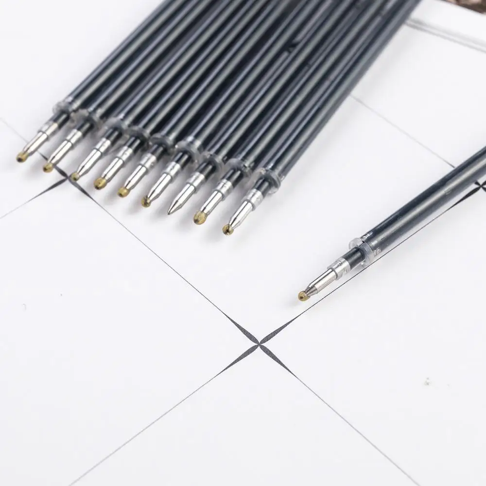 JH Brand Hot Sale Good Writing Bulk Plastic Gel Ink Pen Refill