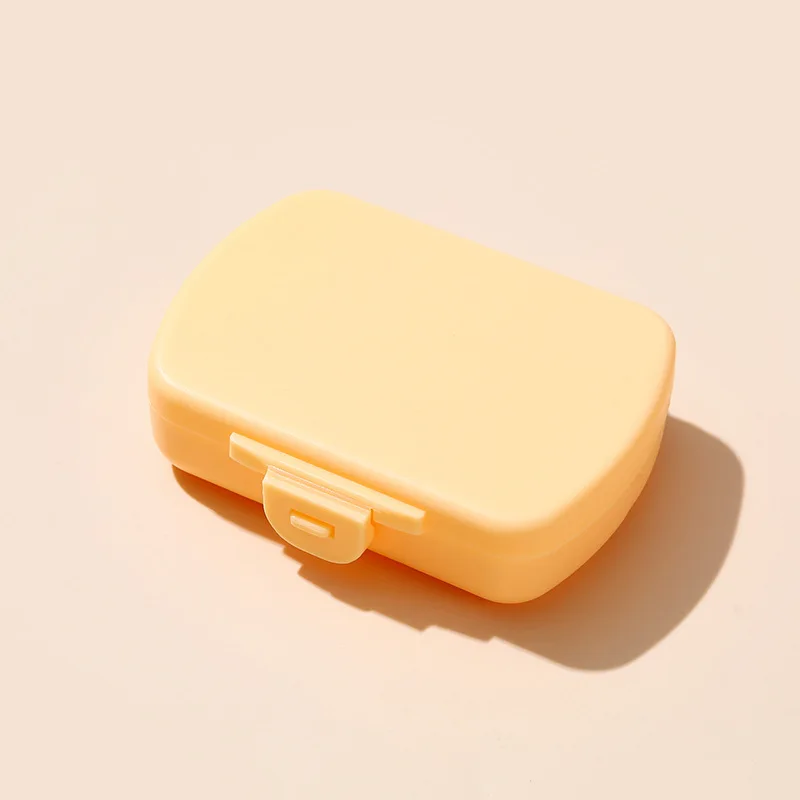 Portable New 6-Cell Medicine Box Medicine Distribution Box Small Plastic Medicine Box