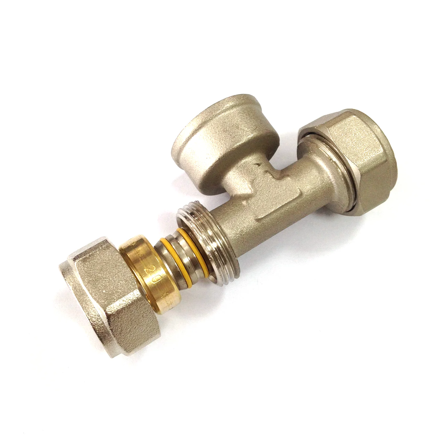 Латунные соединительные фитинги газовая сантехника и компрессионные для алюминиевой многослойной трубы