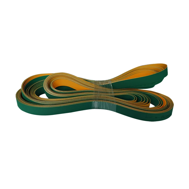 Paper straw machine belt Green and yellow