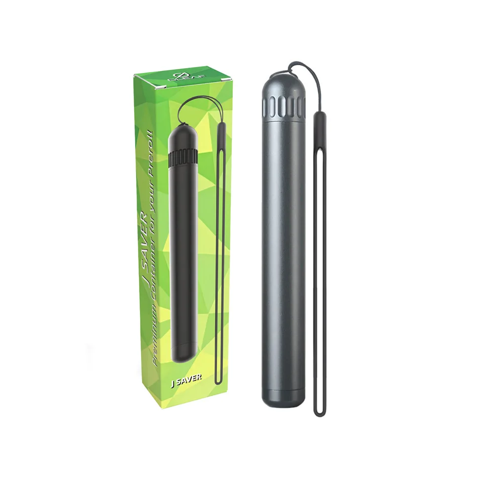 Herb Tobacco Accessories J Saver doob Tube Smell proof Tube Smoking Storage Holder Aluminum case