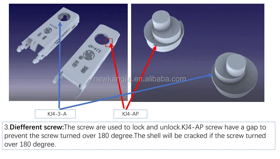 KJ brand steel patent tension lock for exhibition booth