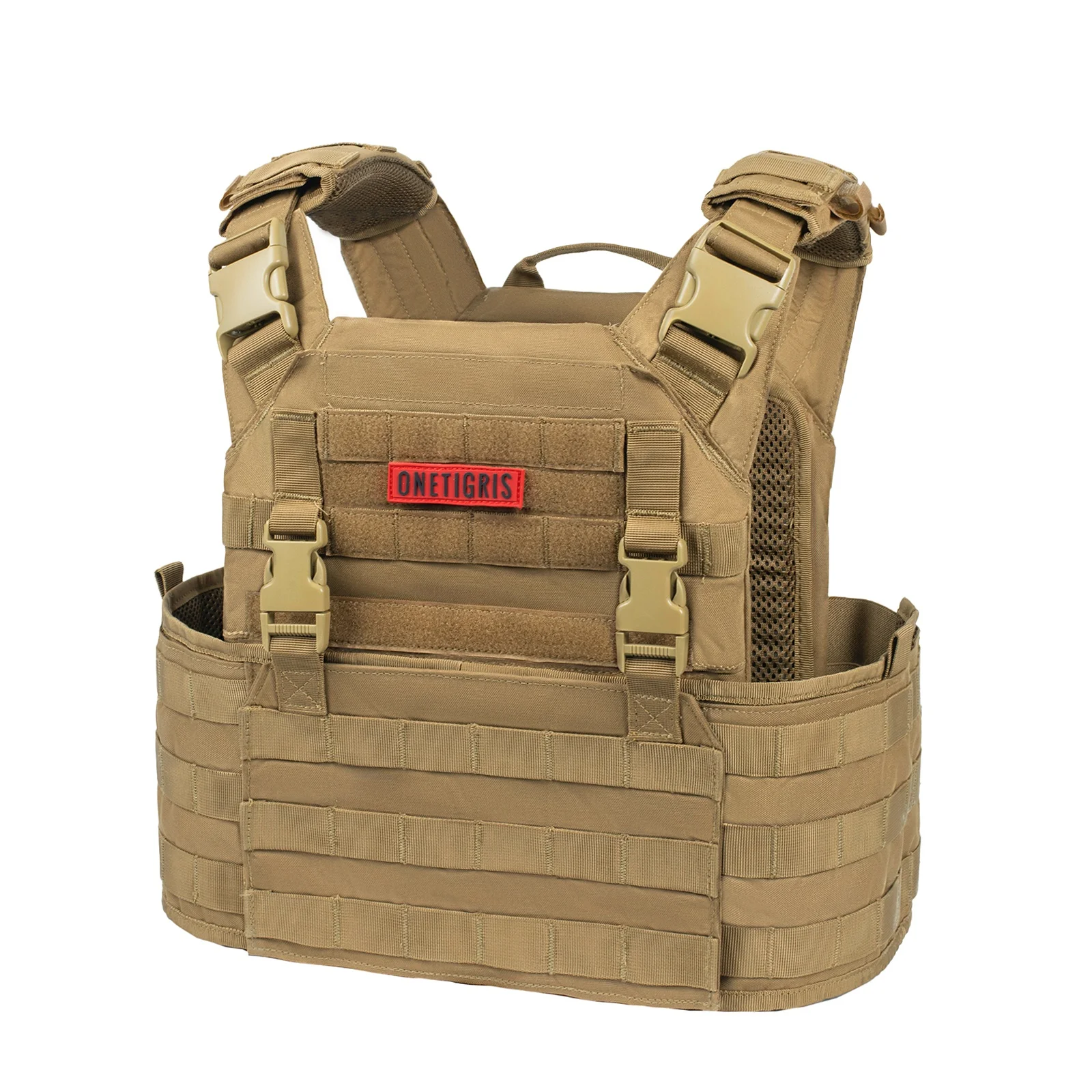 1TG 1000D Cordura нейлон Койот коричневый тренировочный боевой жилет Wargame шестеренка несущая пластина легко надевание тактический