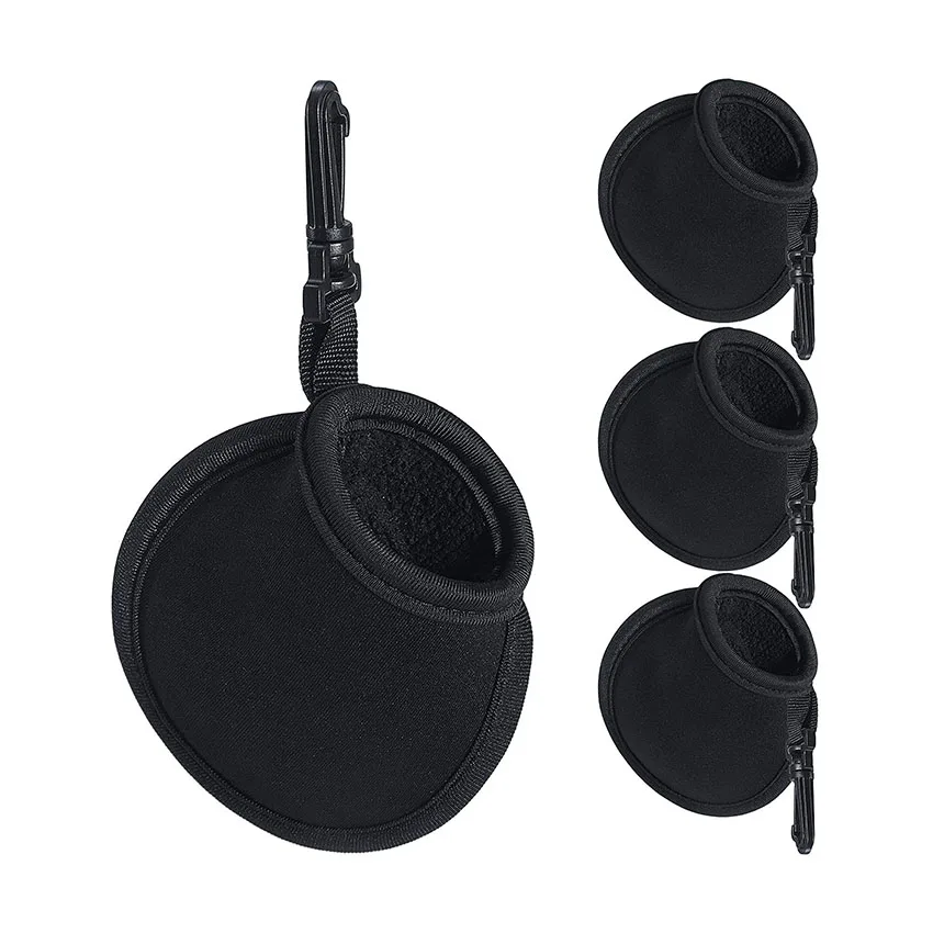 Mini Waterproof Black Portable Ball Pouch Cover Pocket Washer Golf Bags Neoprene